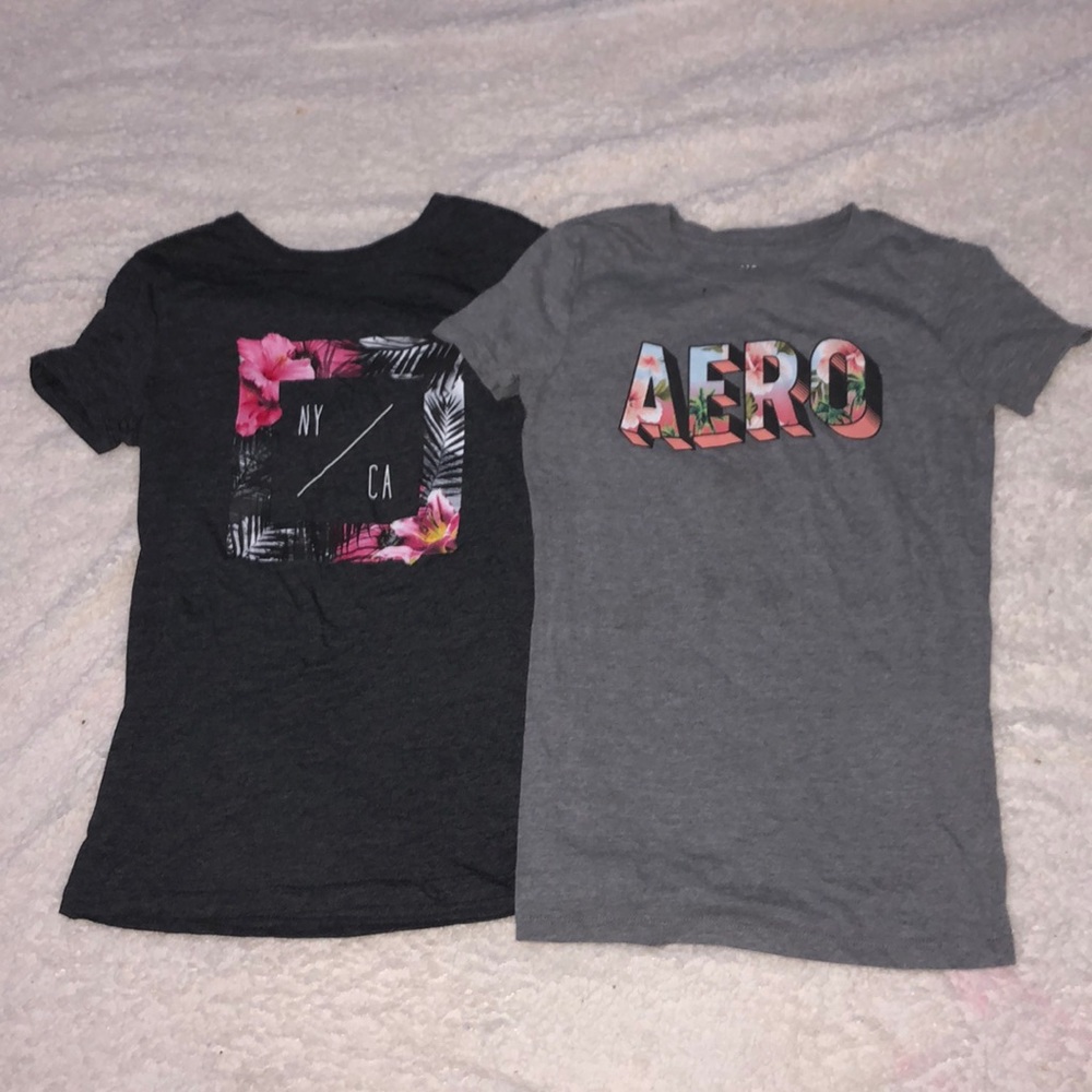 Two aeropostel t shirts